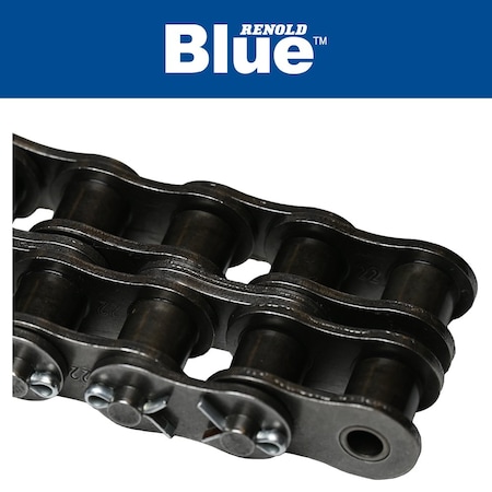 Renold 2in. PITCH, COTTERED, 2 STRAND, CARBON STEEL, 10FT 160A2CX10FT